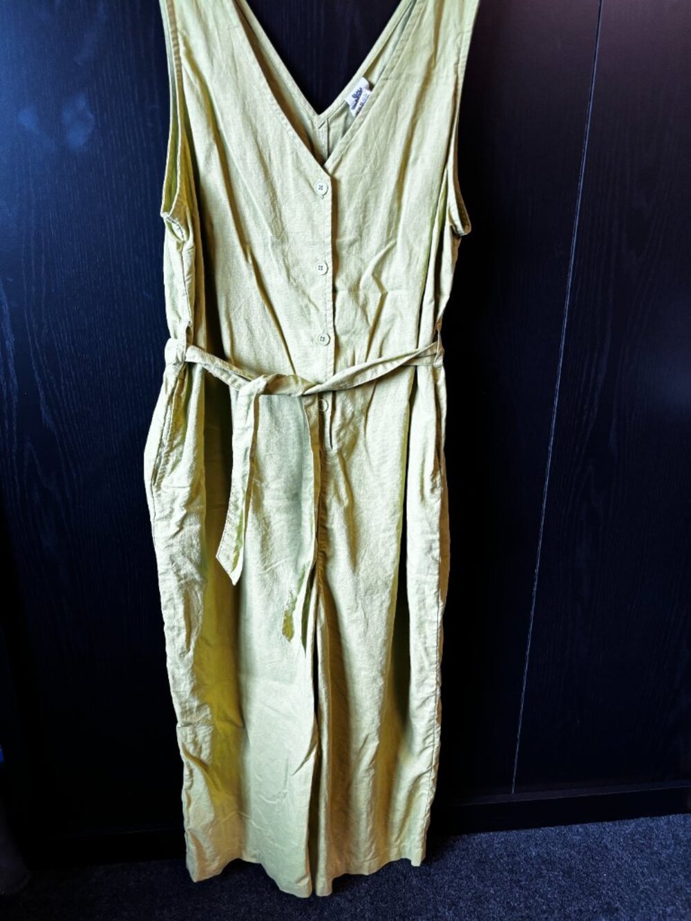 Lucy & Yak Lime Green Women's Jumpsuit - UK 16 / US 12 - Picture 2 of 3